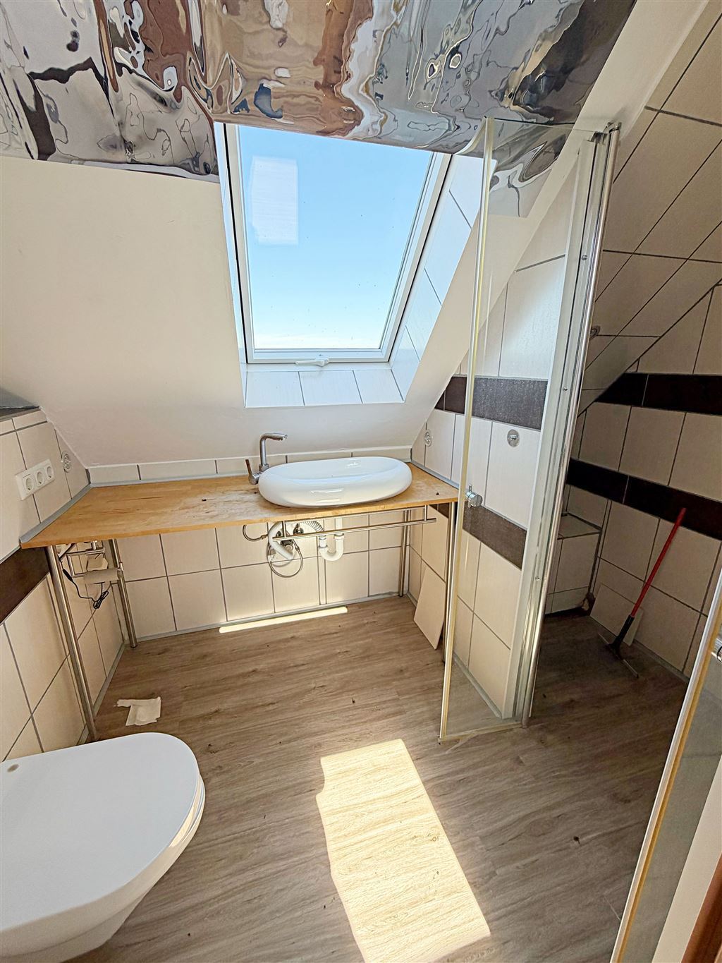 Badezimmer Spitzboden