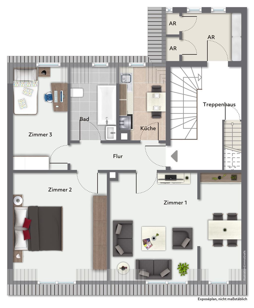Grundriss Wohnung
