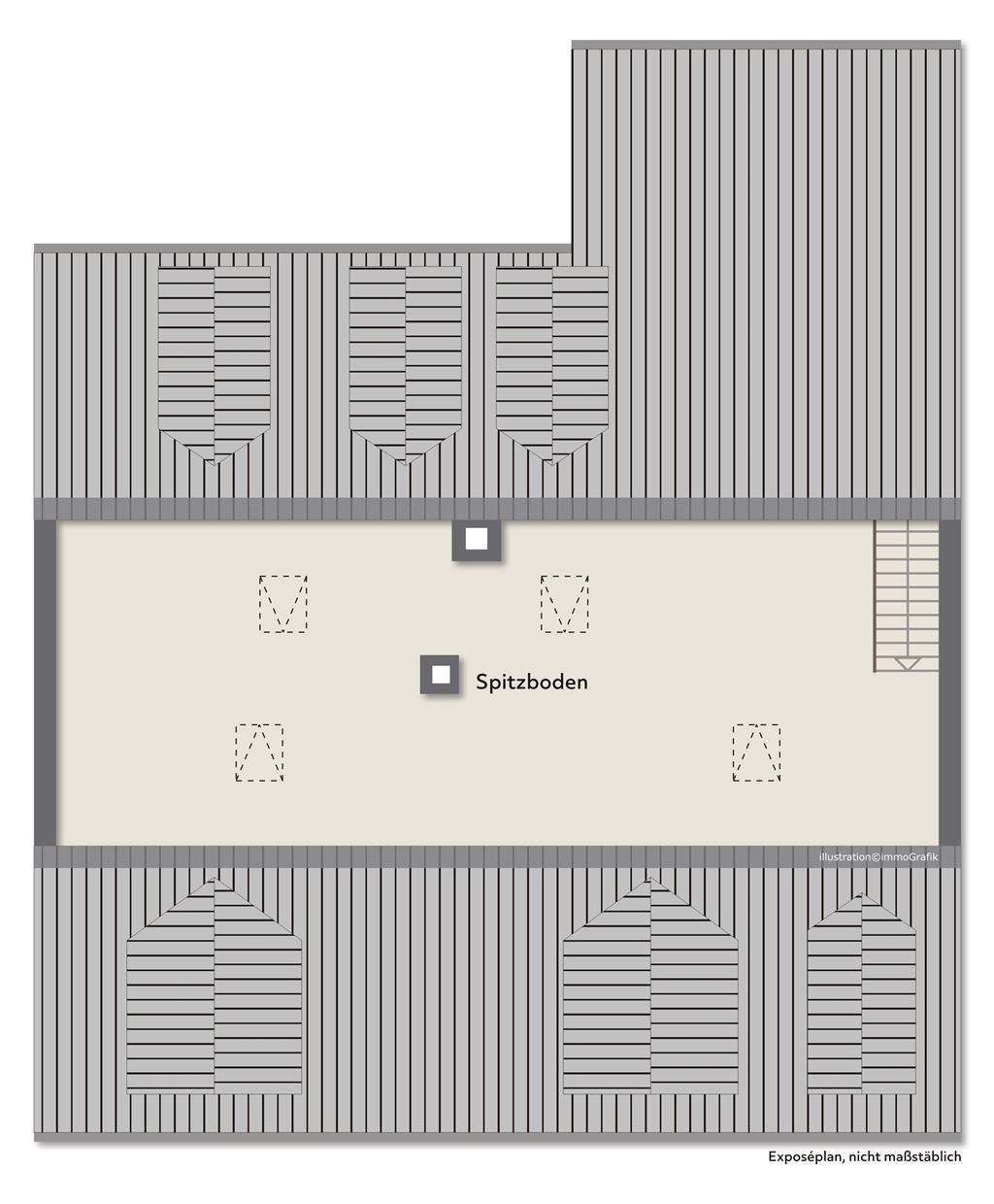 Grundriss Spitzboden